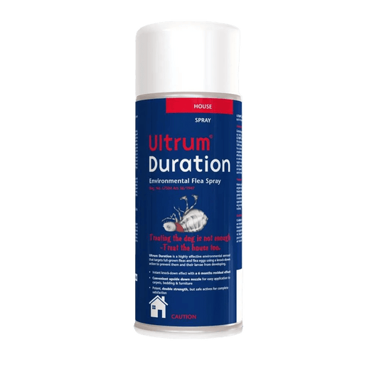 Ultrum Duration Home Flea Spray 350ml front can packshot