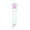 USB rechargeable cat laser projector with pink paw print button panel